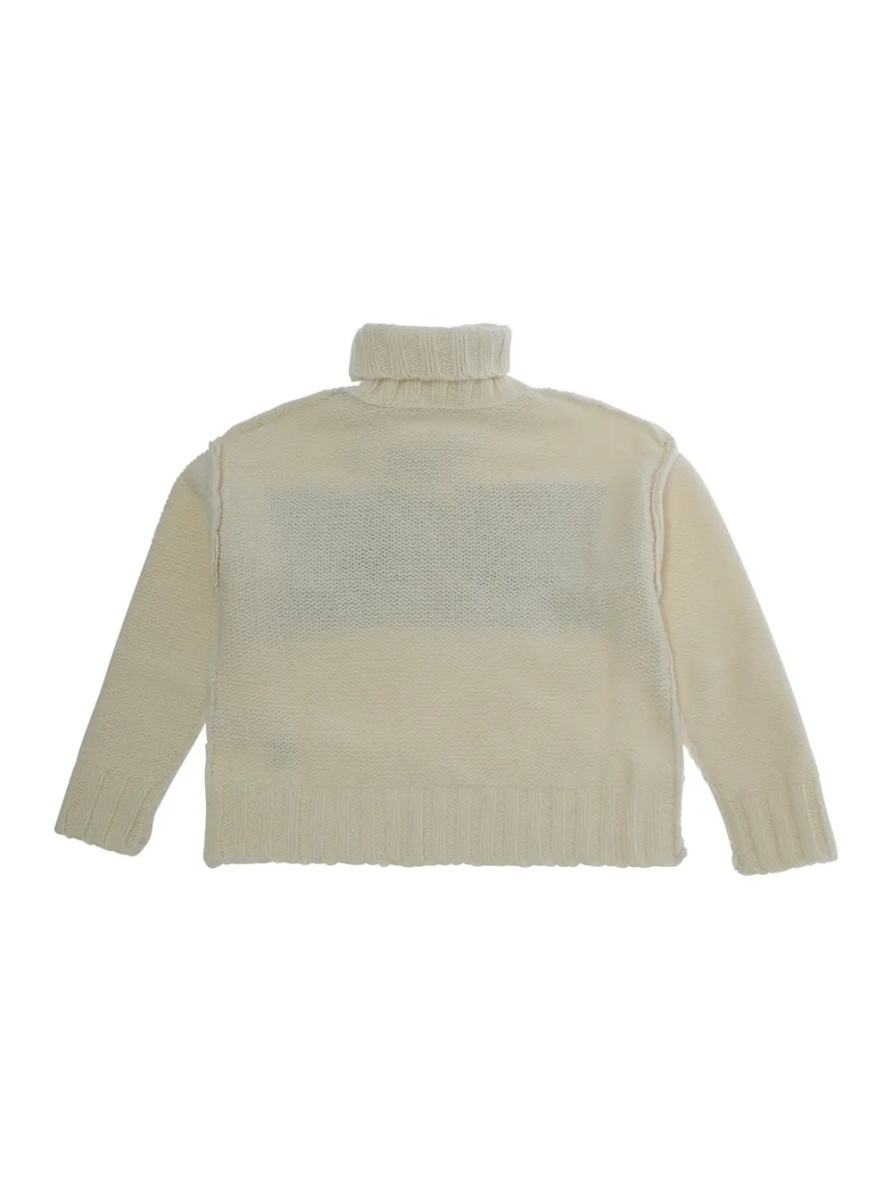 Pulover M61048MM08VMM6K62UM6101 is a sweater with a round neckline and long sleeves made of Wool and Nylon in Light blue for Boy - Img 2