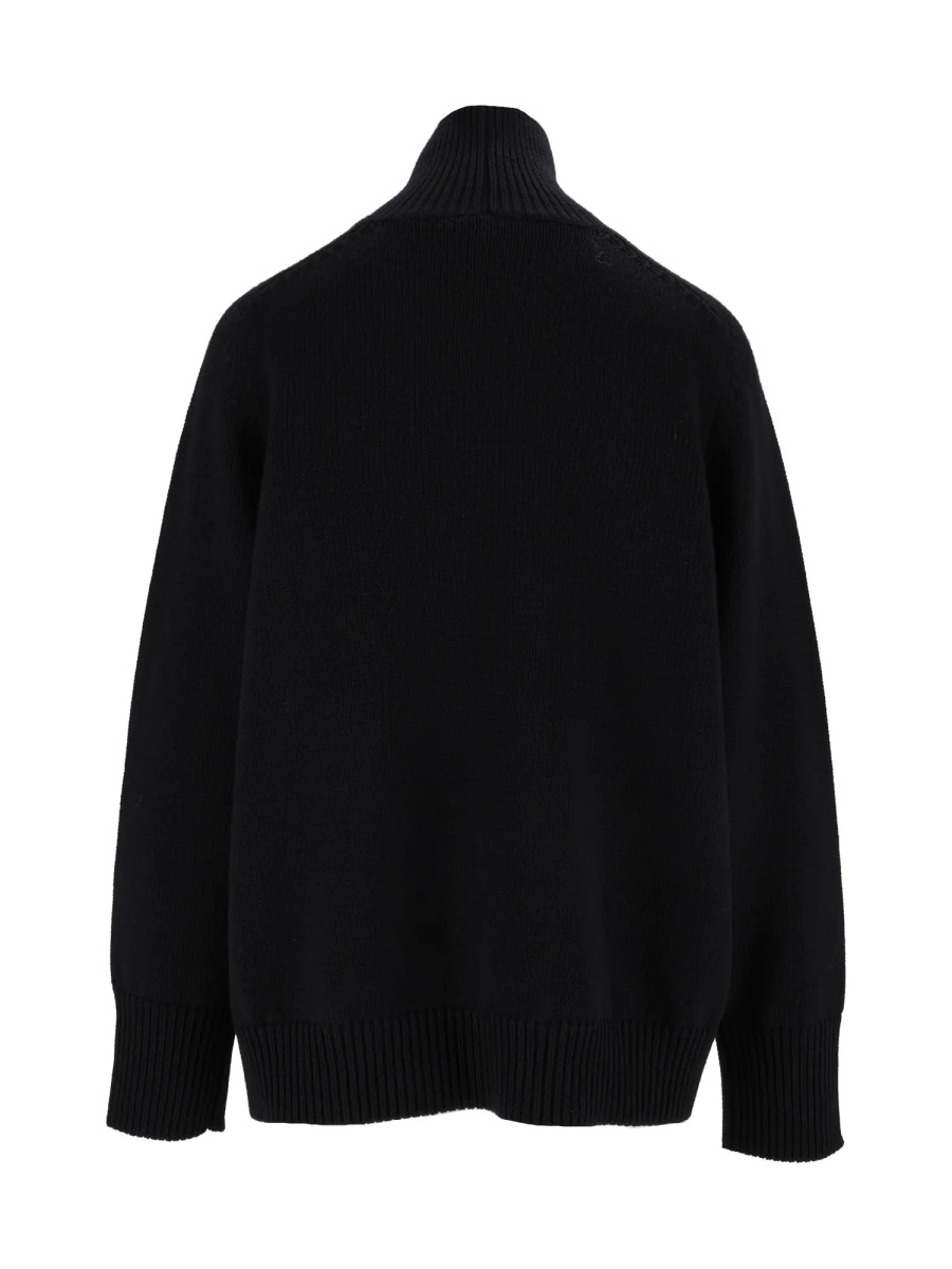 Pulover MERINO WOOL TURTLE NECK CROPPED SWEATER - Img 3