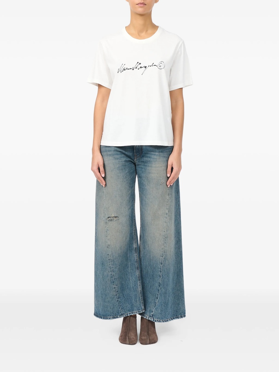 Pulover MM6 Maison Margiela alb - Img 2