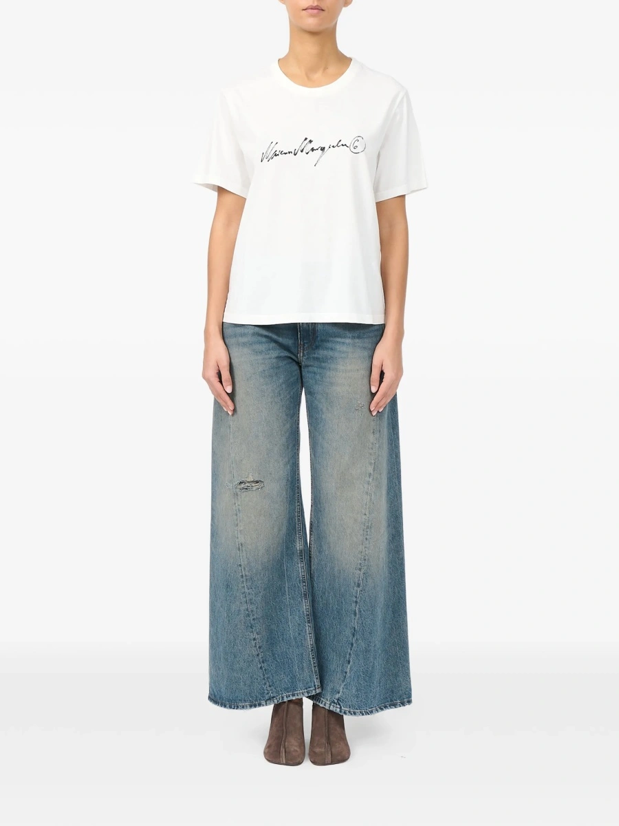 Pulover MM6 Maison Margiela alb - Img 2