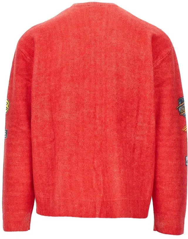 Pulover Printed patches wool sweater - Img 3