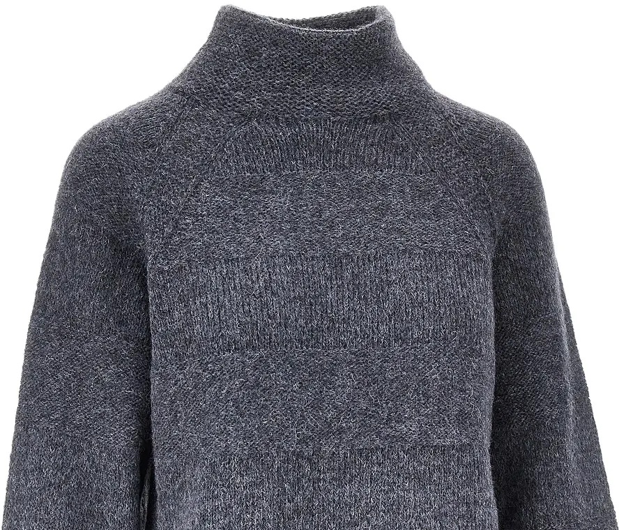 Pulover Ribbed knitted sweater - Img 2