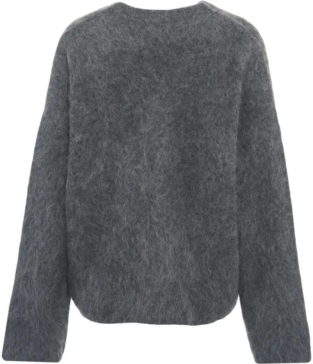 Pulover Soft Goat gri din alpaca - Img 3