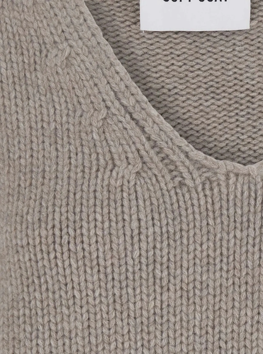 Pulover Soft Goat gri din casmir - Img 3