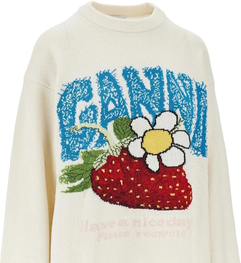 Pulover 'Strawberry' wool-blend sweater - Img 2