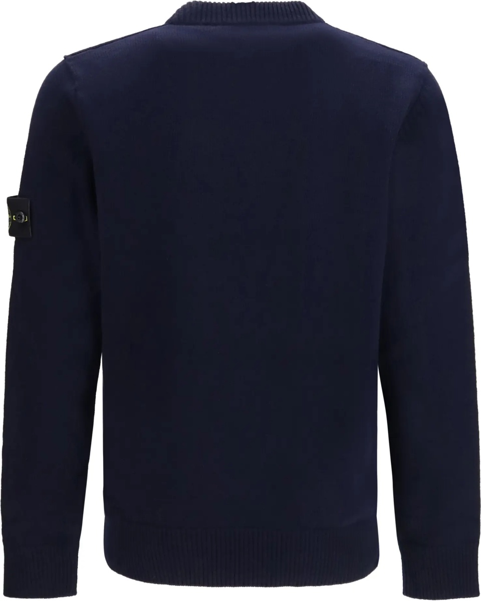 Pulover Sweater crewneck with logo patch on the sleeve - Img 2