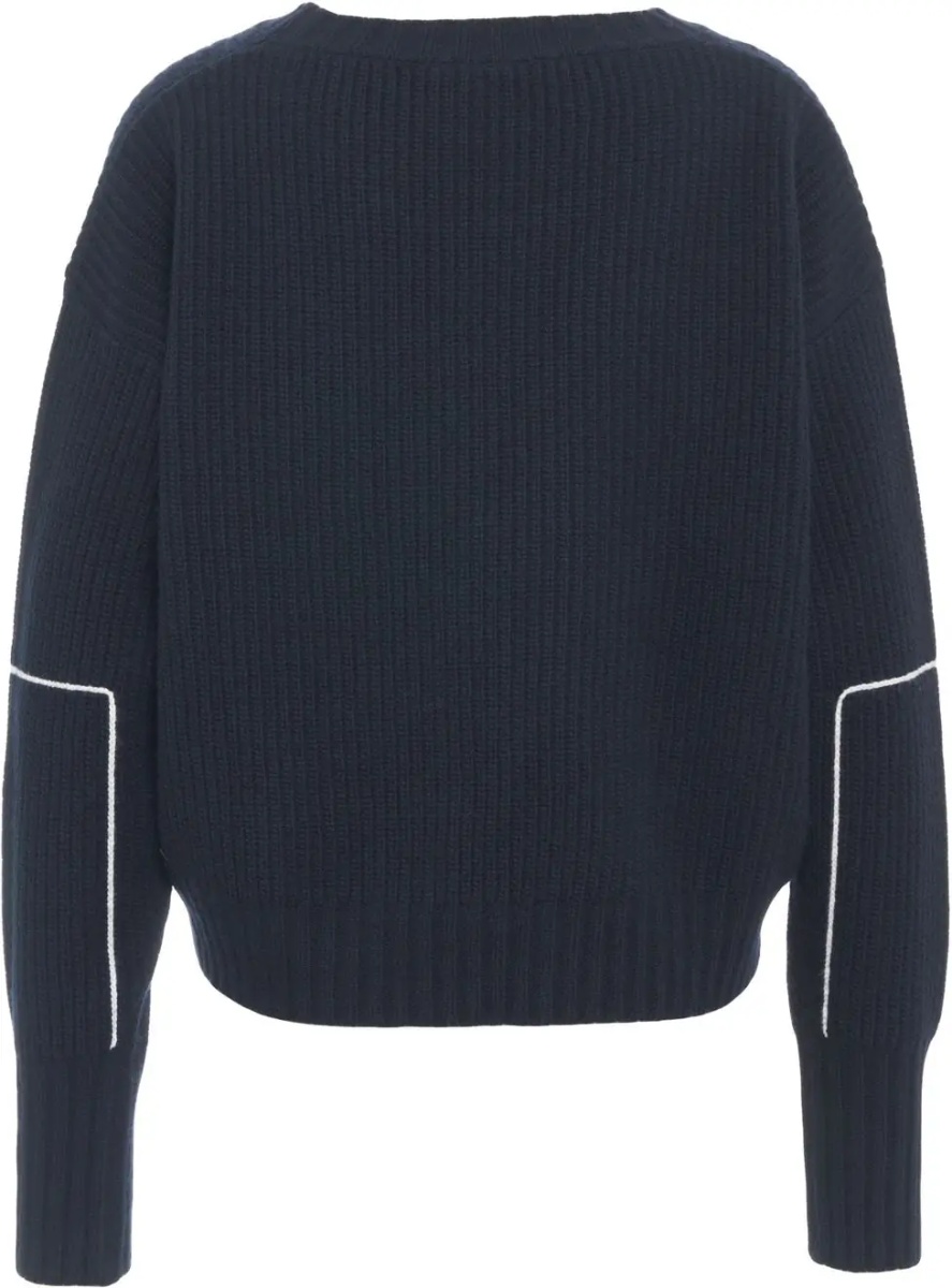 Pulover Sweater with knitted details - Img 3