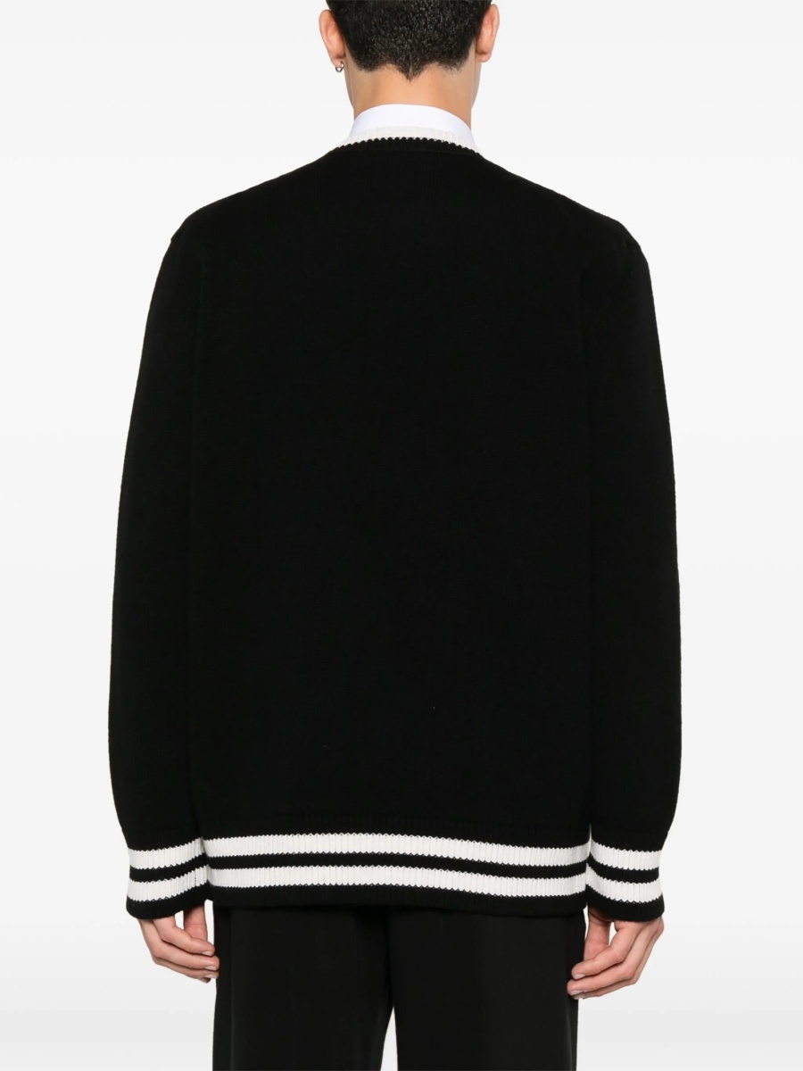 Pulover tricotat Alexander McQueen negru - Img 4