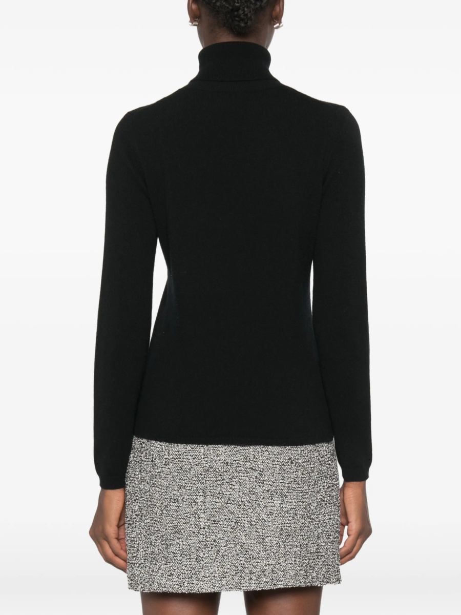 Pulover tricotat Allude negru - Img 4