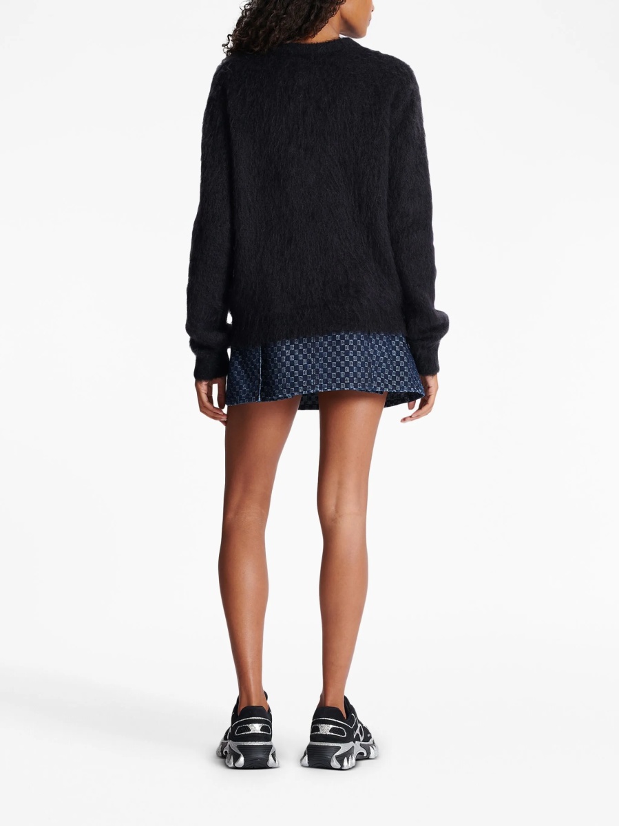 Pulover tricotat Balmain negru - Img 4
