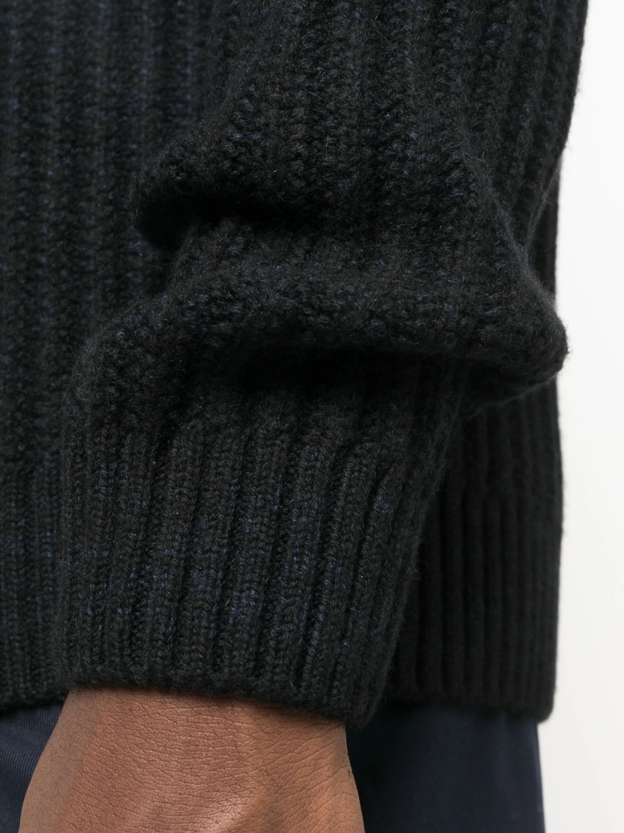 Pulover tricotat BRIONI negru - Img 5
