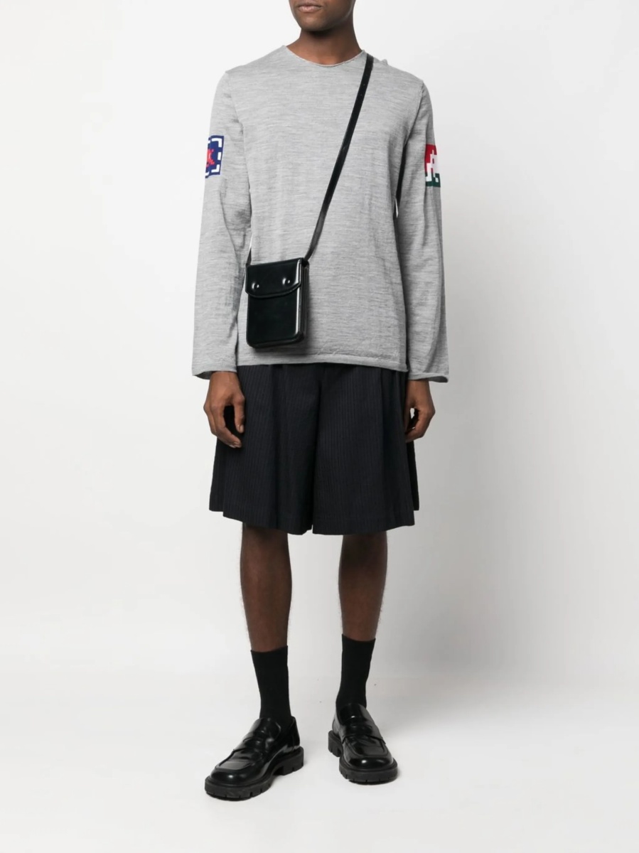 Pulover tricotat Comme des Garçons gri - Img 2