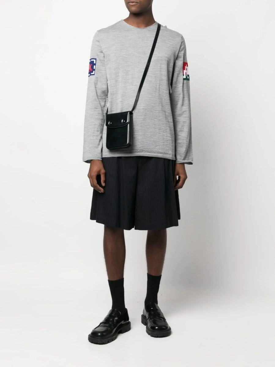 Pulover tricotat Comme des Garçons gri - Img 2
