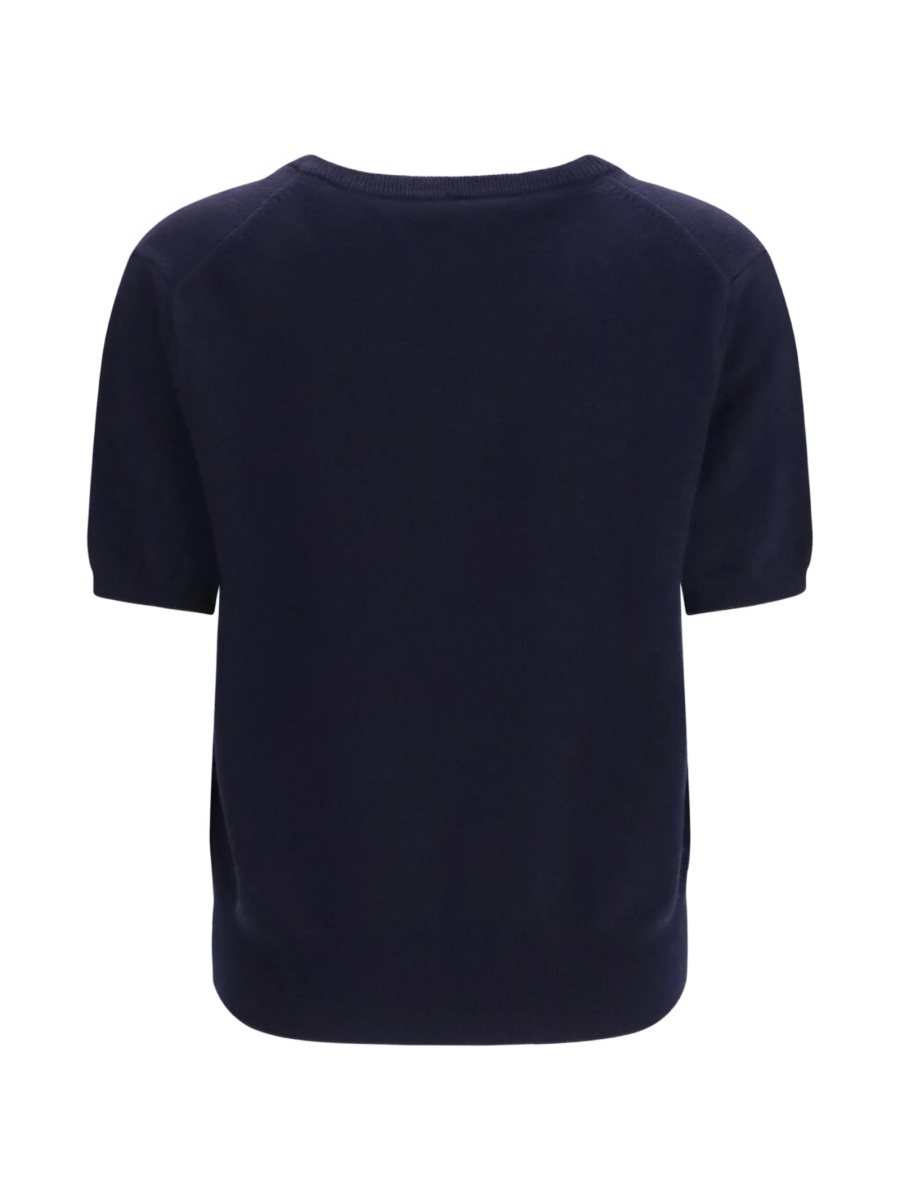 Pulover tricotat EXTREME CASHMERE albastru - Img 2