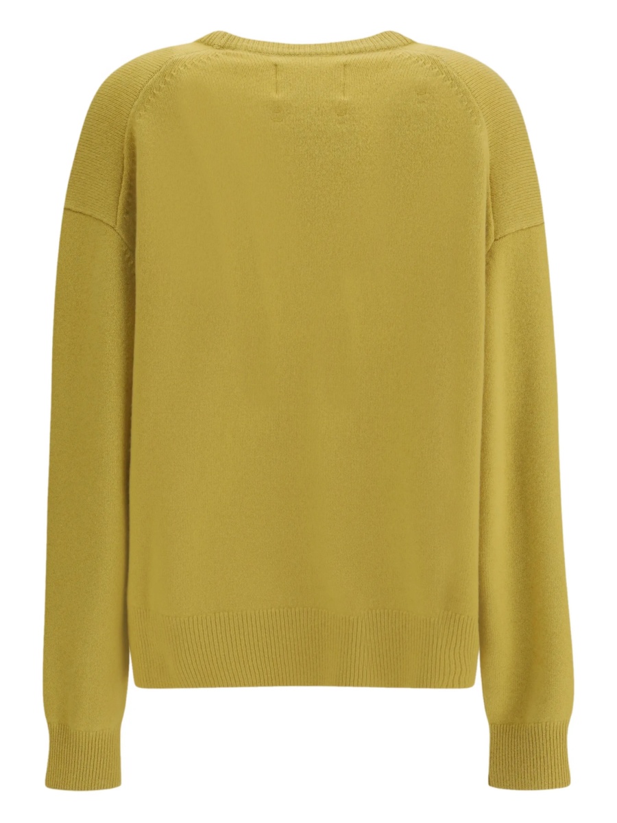 Pulover tricotat EXTREME CASHMERE galben - Img 2