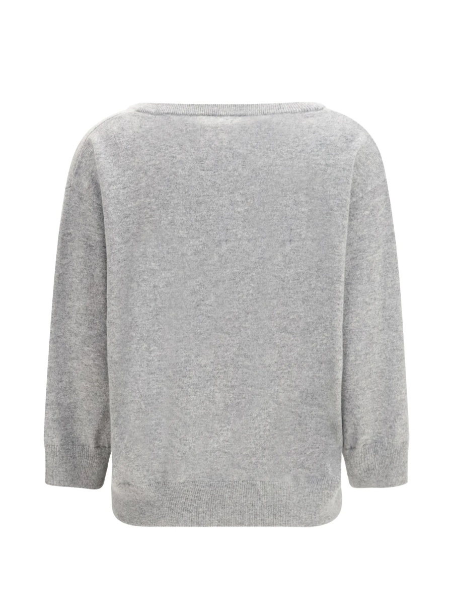 Pulover tricotat EXTREME CASHMERE gri - Img 2