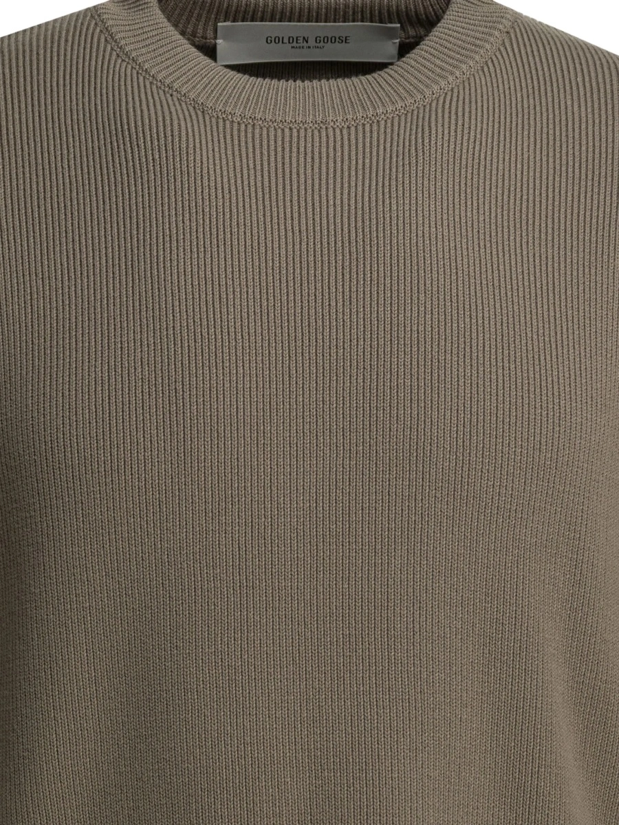 Pulover tricotat Golden Goose neutru - Img 3