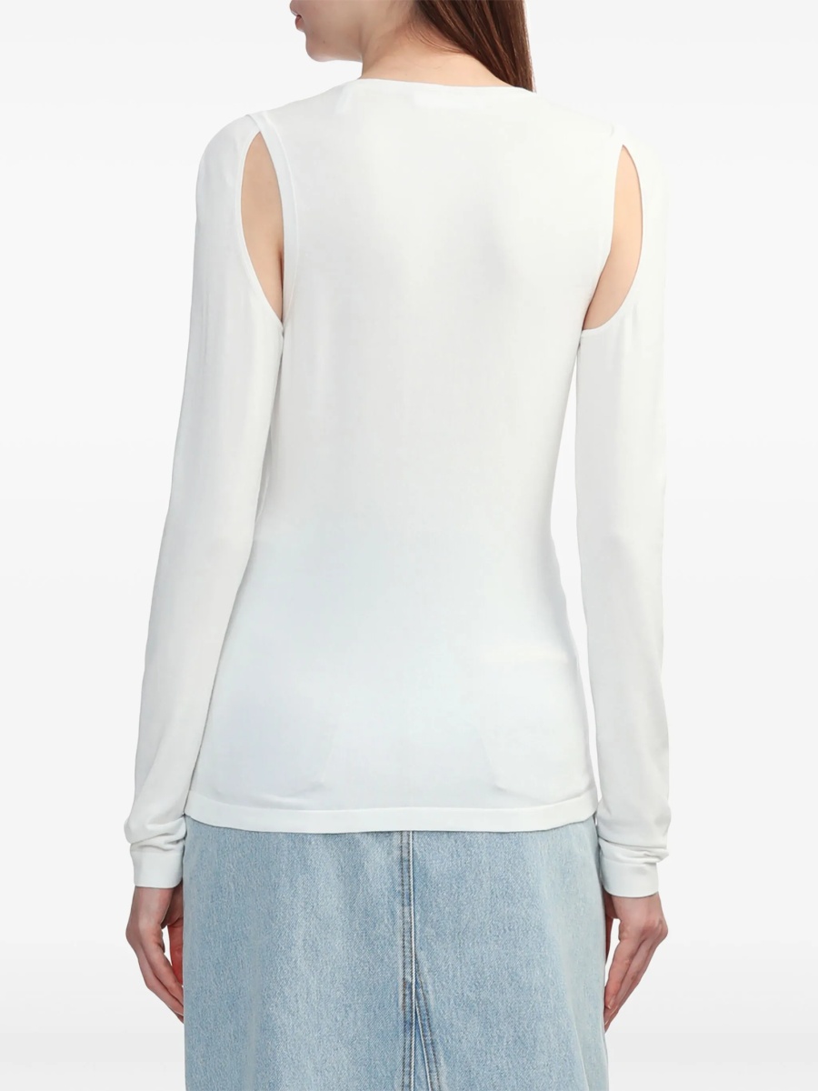 Pulover tricotat HELMUT LANG alb - Img 4
