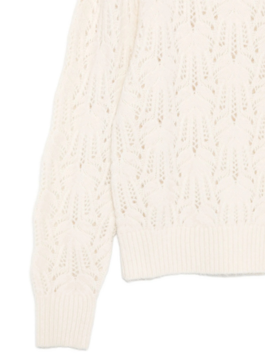 Pulover tricotat ISABEL MARANT ETOILE alb - Img 3