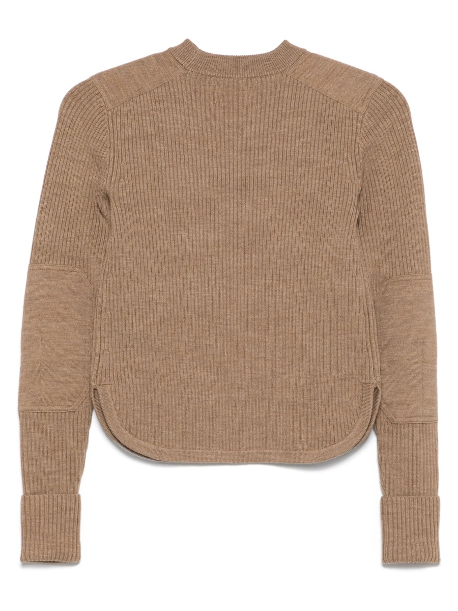 Pulover tricotat ISABEL MARANT ETOILE maro - Img 2