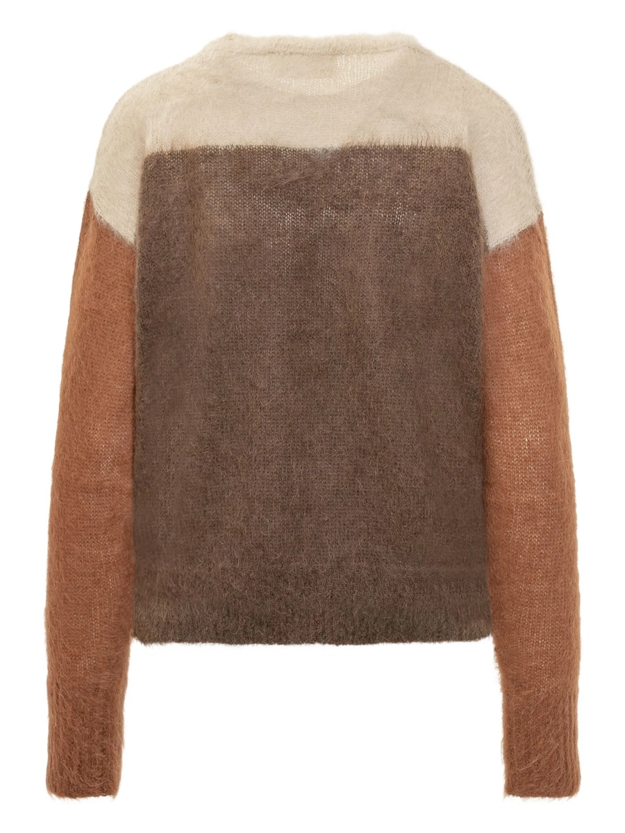Pulover tricotat ISABEL MARANT ETOILE maro - Img 2