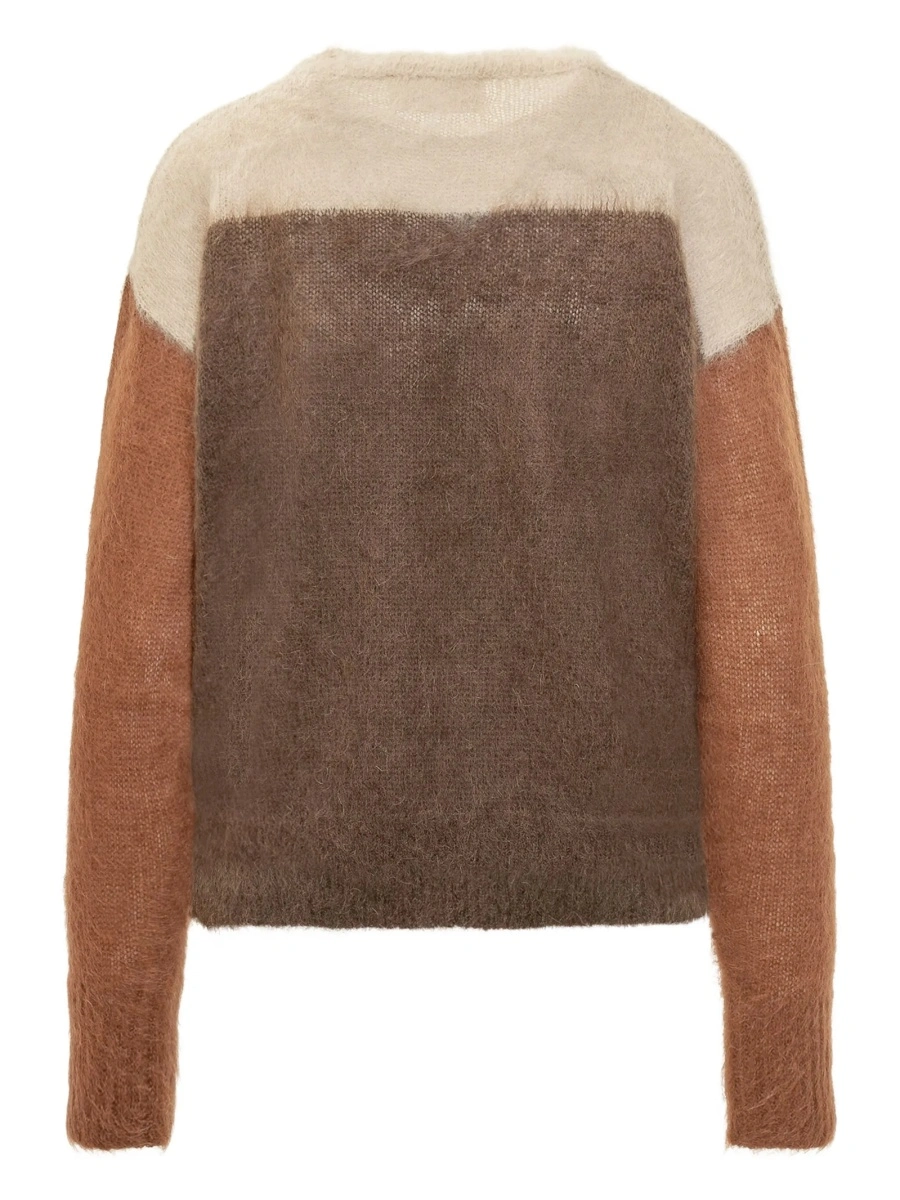 Pulover tricotat ISABEL MARANT ETOILE maro - Img 2