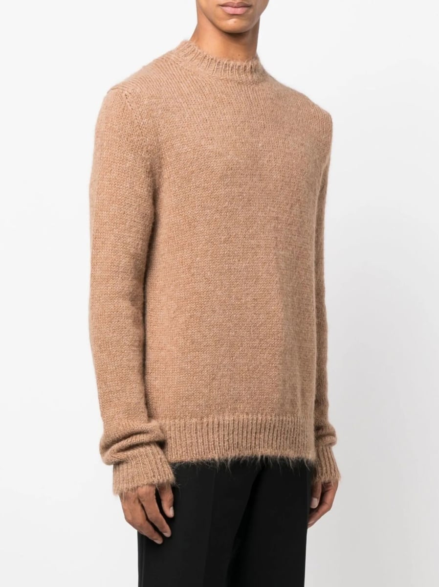 Pulover tricotat Jil Sander maro - Img 3