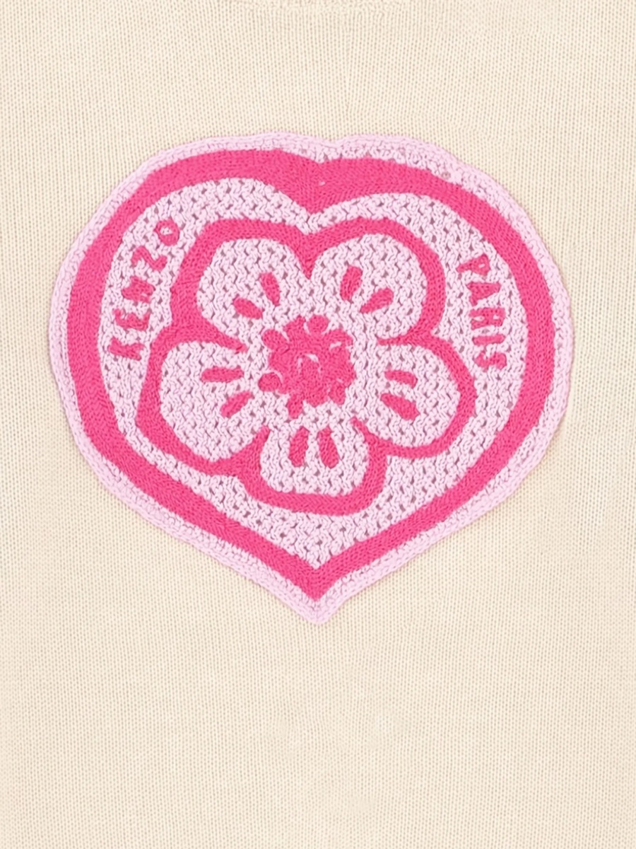 Pulover tricotat Kenzo neutru - Img 2