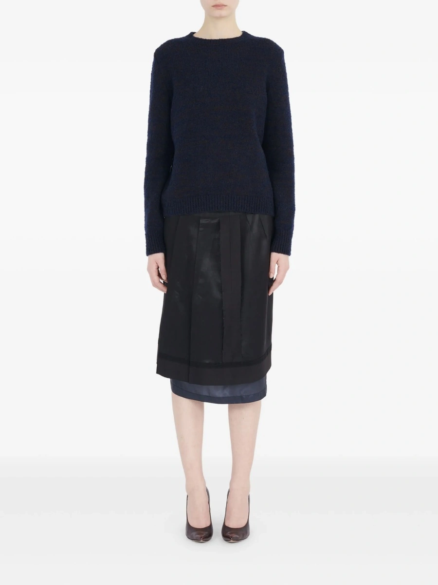 Pulover tricotat Maison Margiela albastru - Img 2