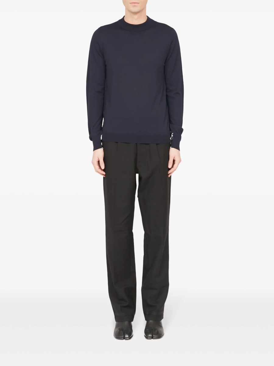 Pulover tricotat Maison Margiela albastru - Img 2