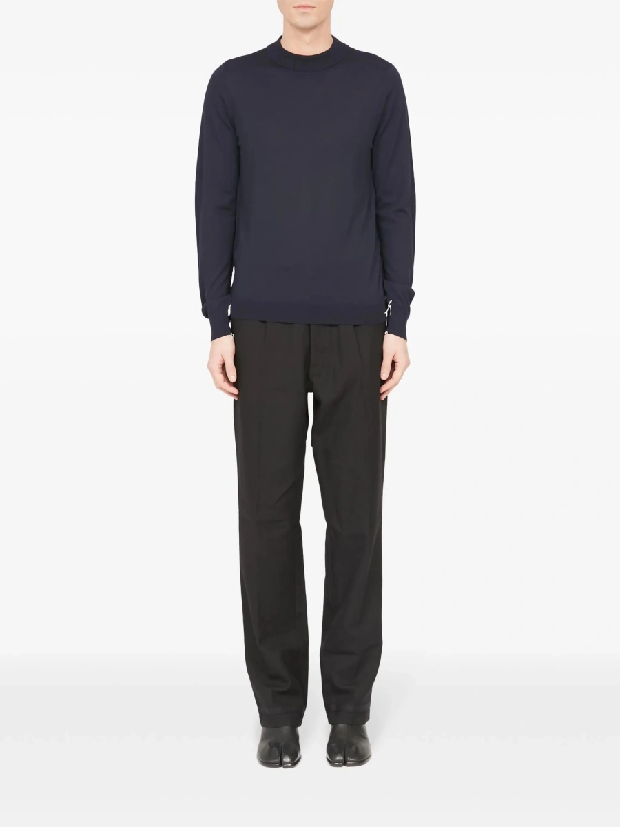 Pulover tricotat Maison Margiela albastru - Img 2