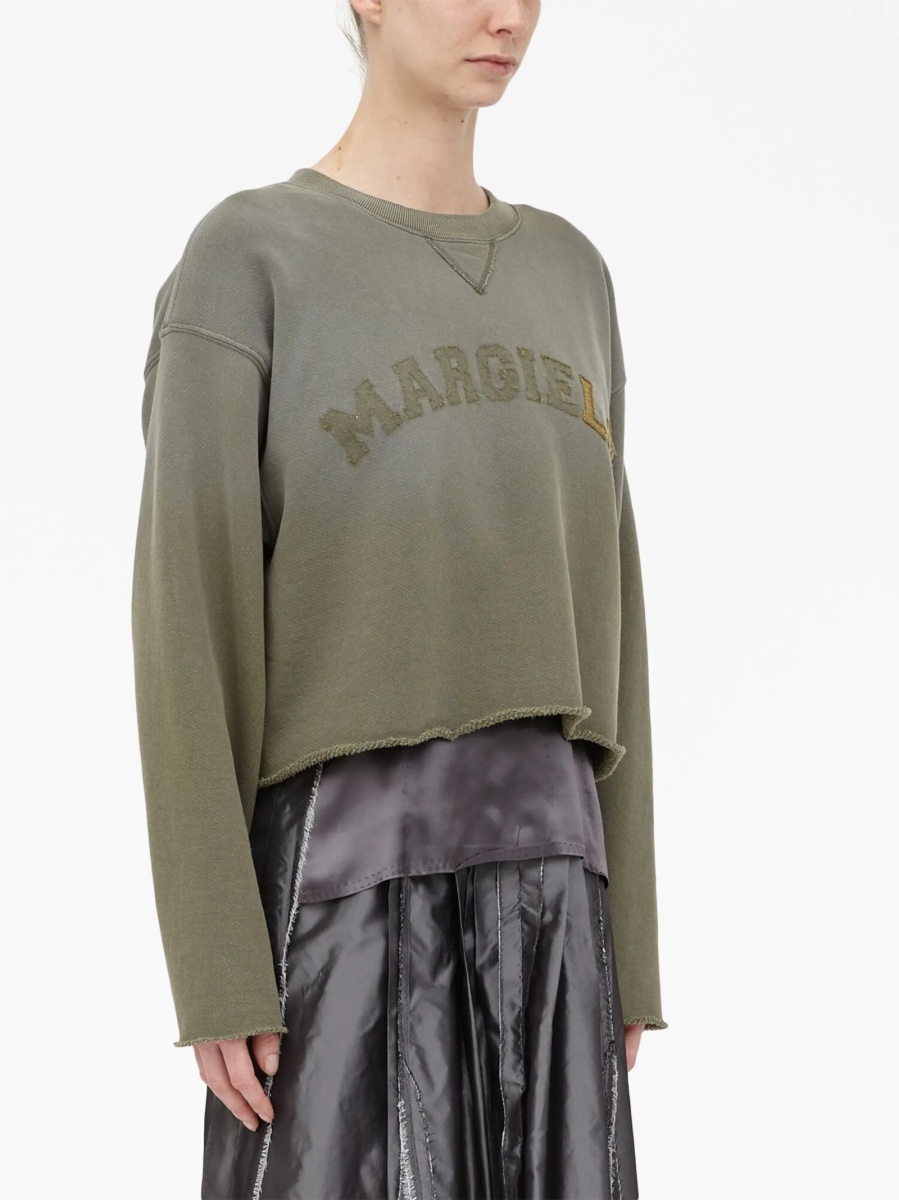 Pulover tricotat Maison Margiela verde - Img 3