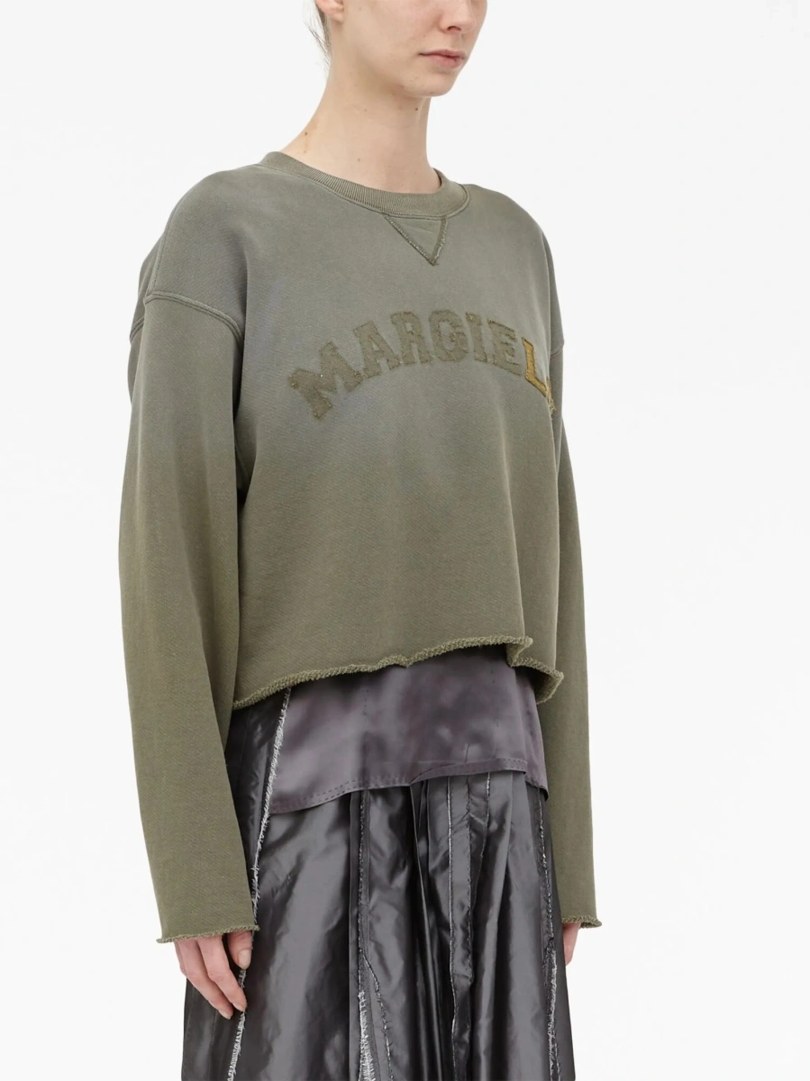 Pulover tricotat Maison Margiela verde - Img 3