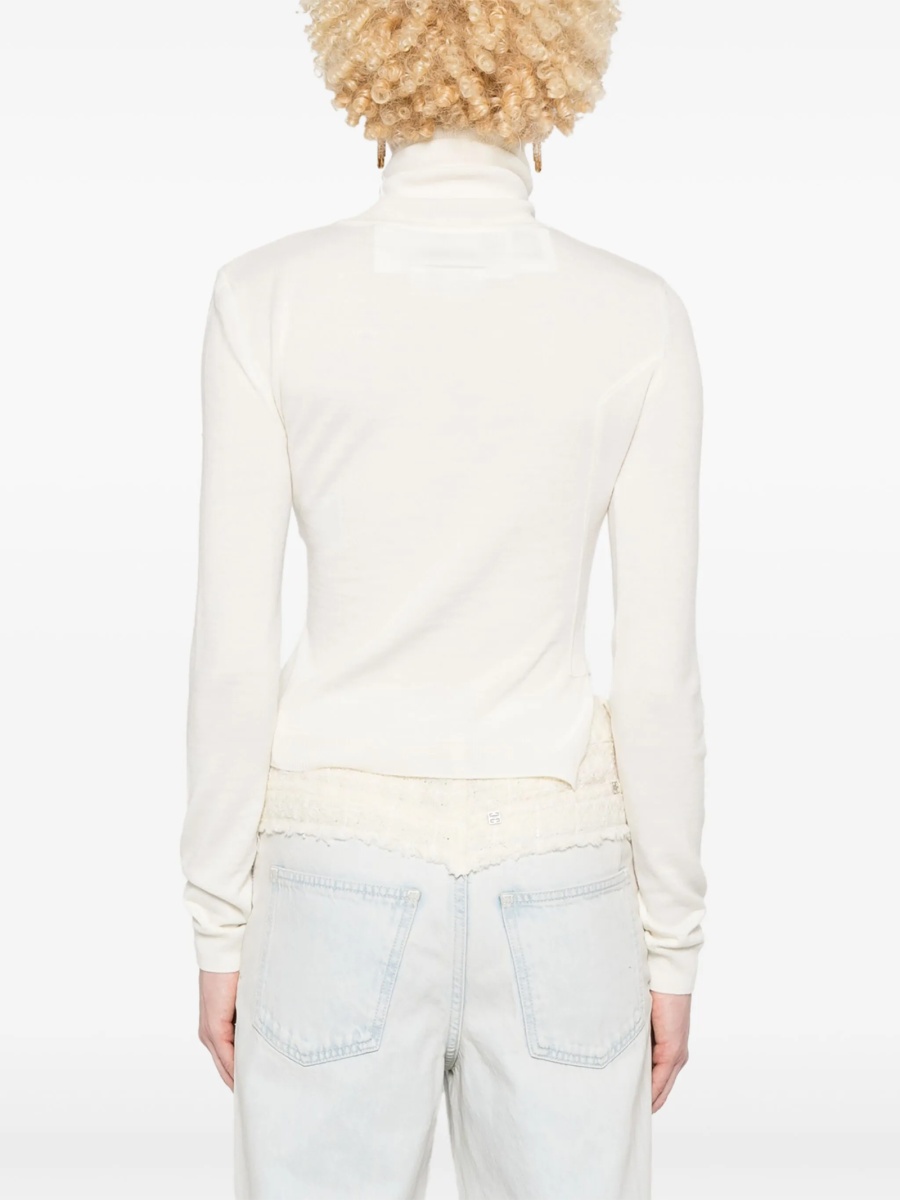 Pulover tricotat Max Mara alb - Img 4