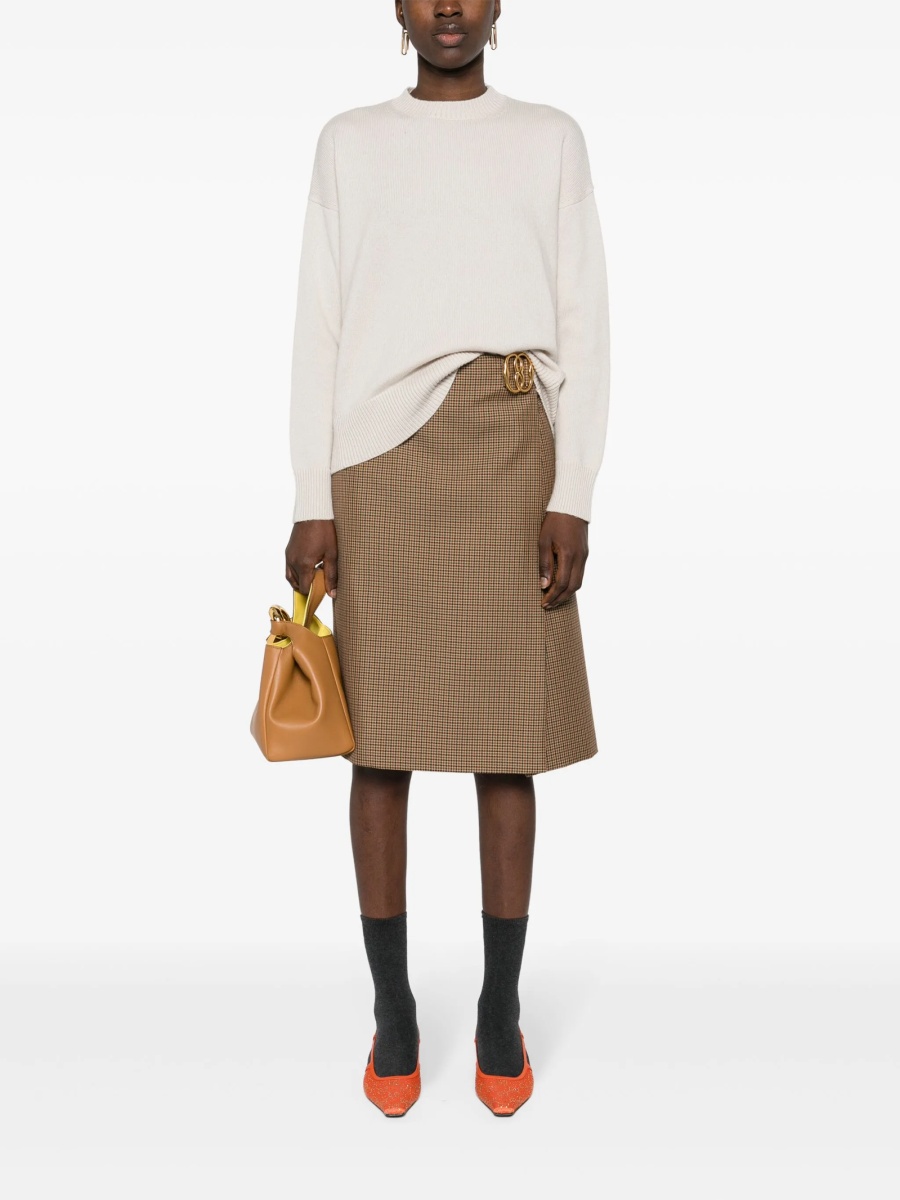 Pulover tricotat Max Mara neutru - Img 2