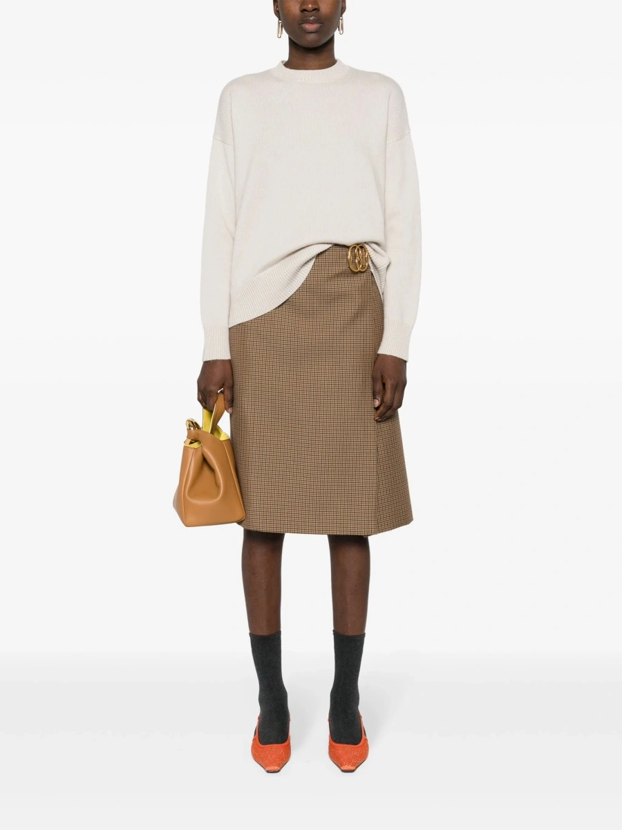 Pulover tricotat Max Mara neutru - Img 2