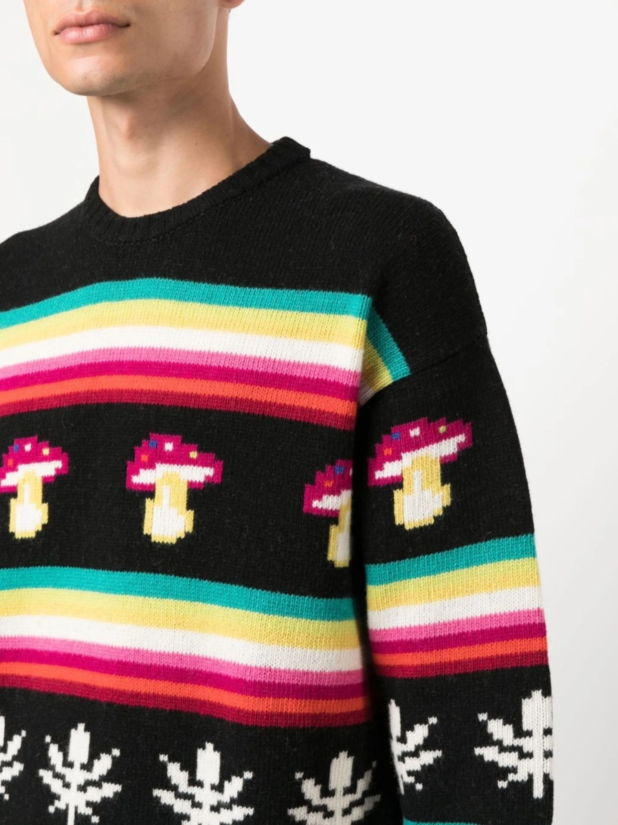 Pulover tricotat MSGM negru - Img 5