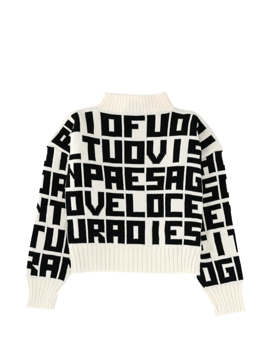 Pulover tricotat MSGM neutru - Img 2