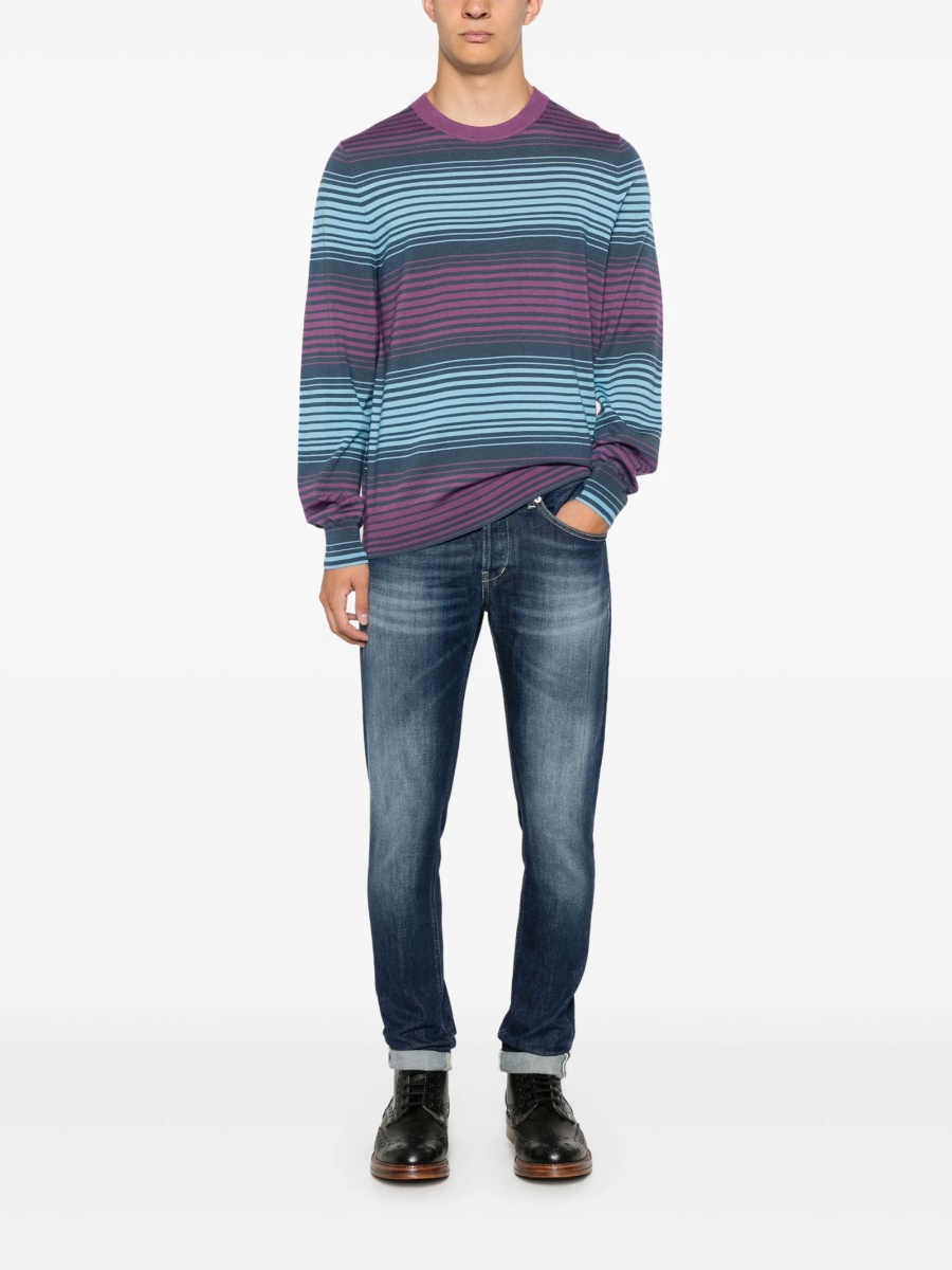 Pulover tricotat Paul Smith albastru - Img 2