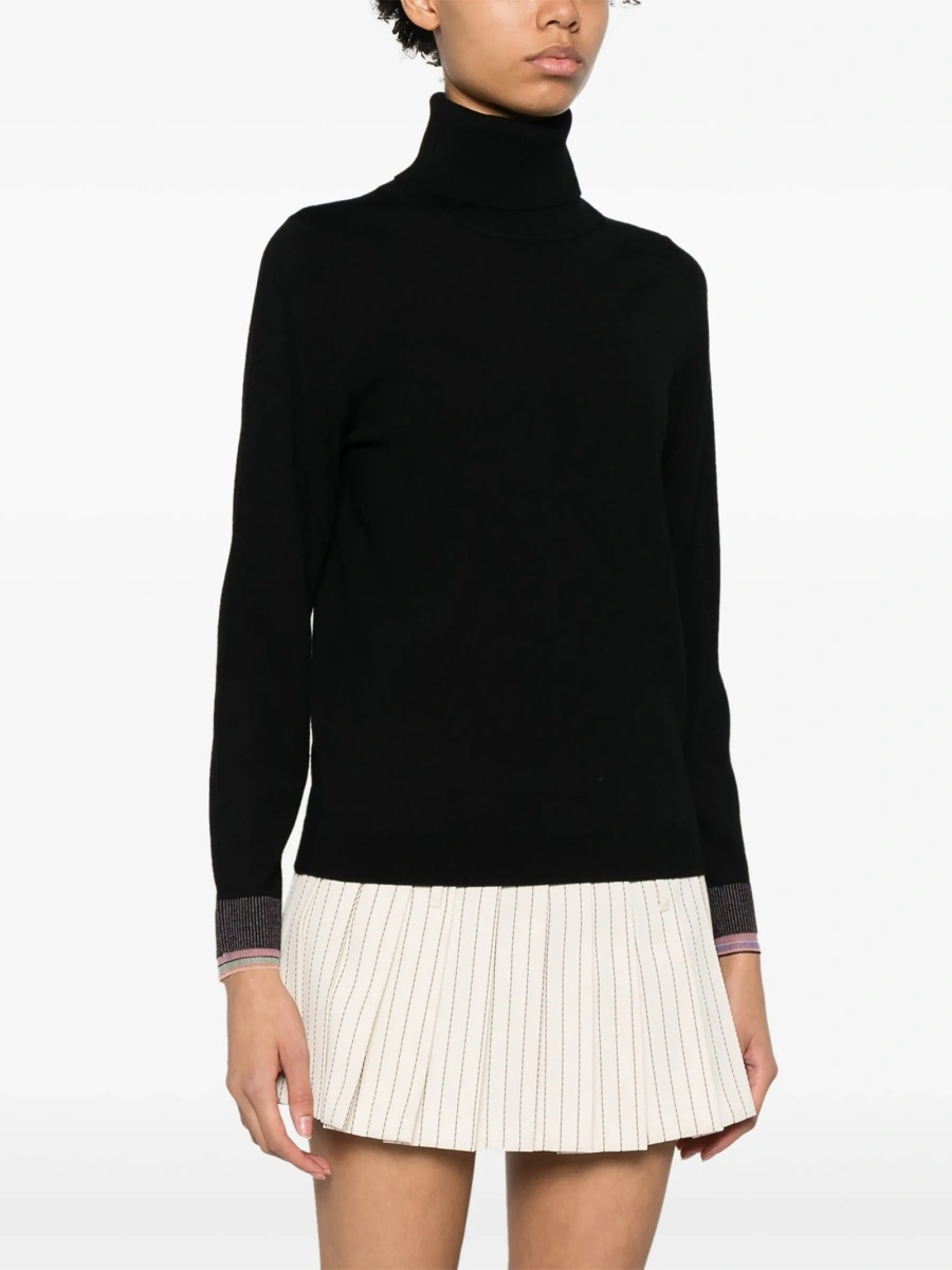 Pulover tricotat Paul Smith negru - Img 3
