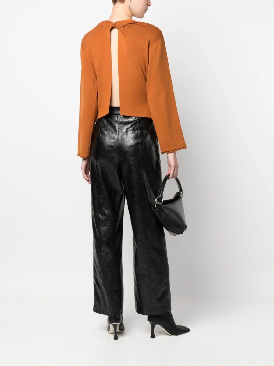 Pulover tricotat PROENZA SCHOULER WHITE LABEL maro - Img 2