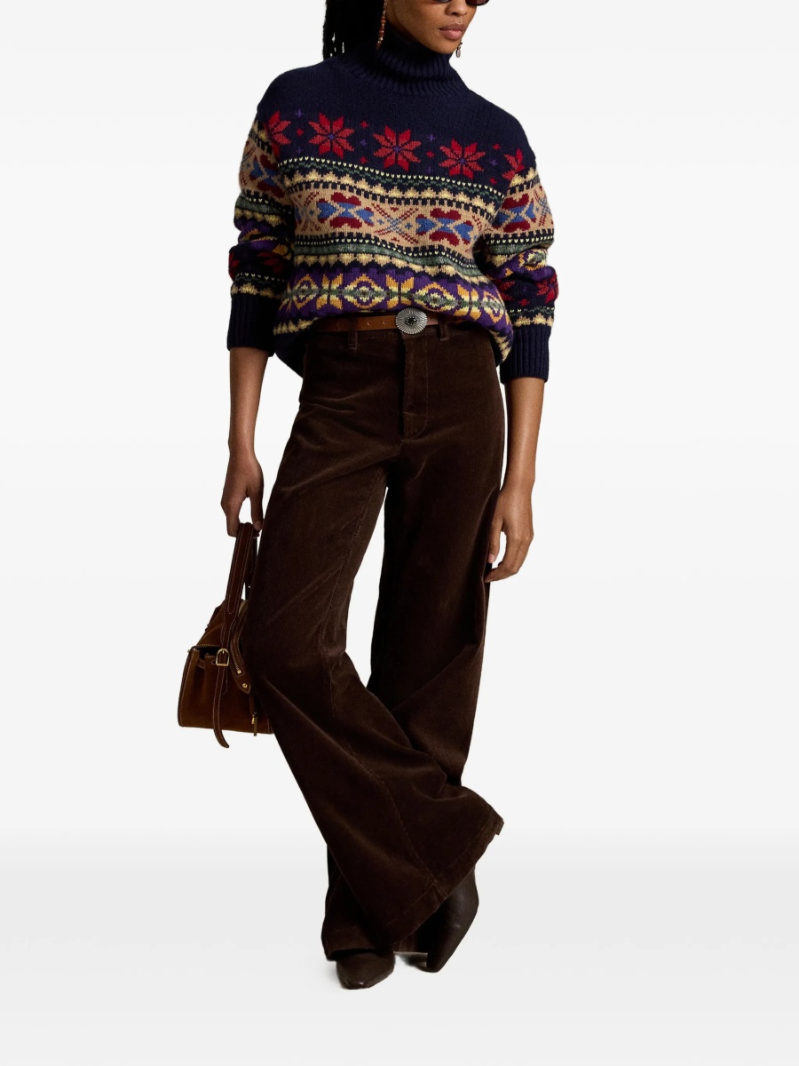 Pulover tricotat Ralph Lauren albastru - Img 2
