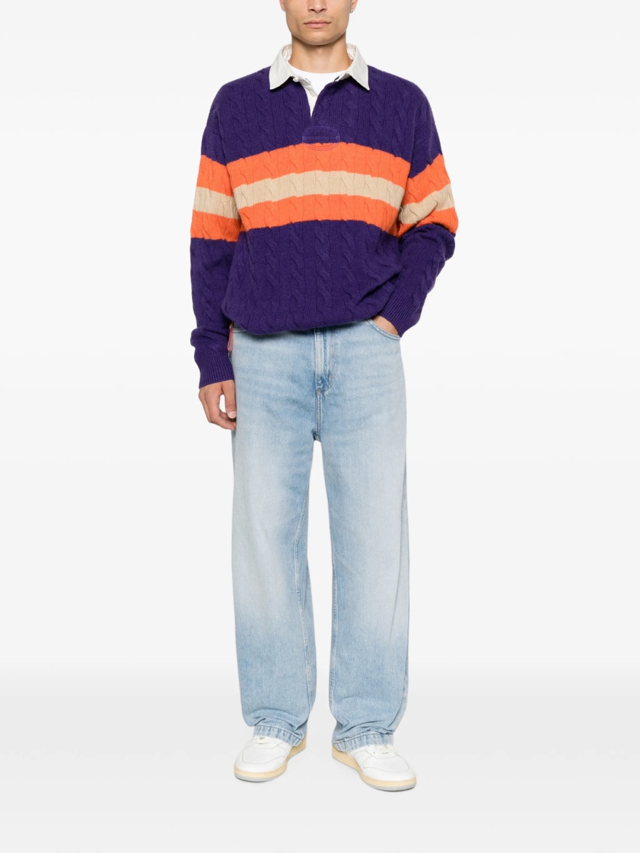 Pulover tricotat Ralph Lauren violet - Img 2
