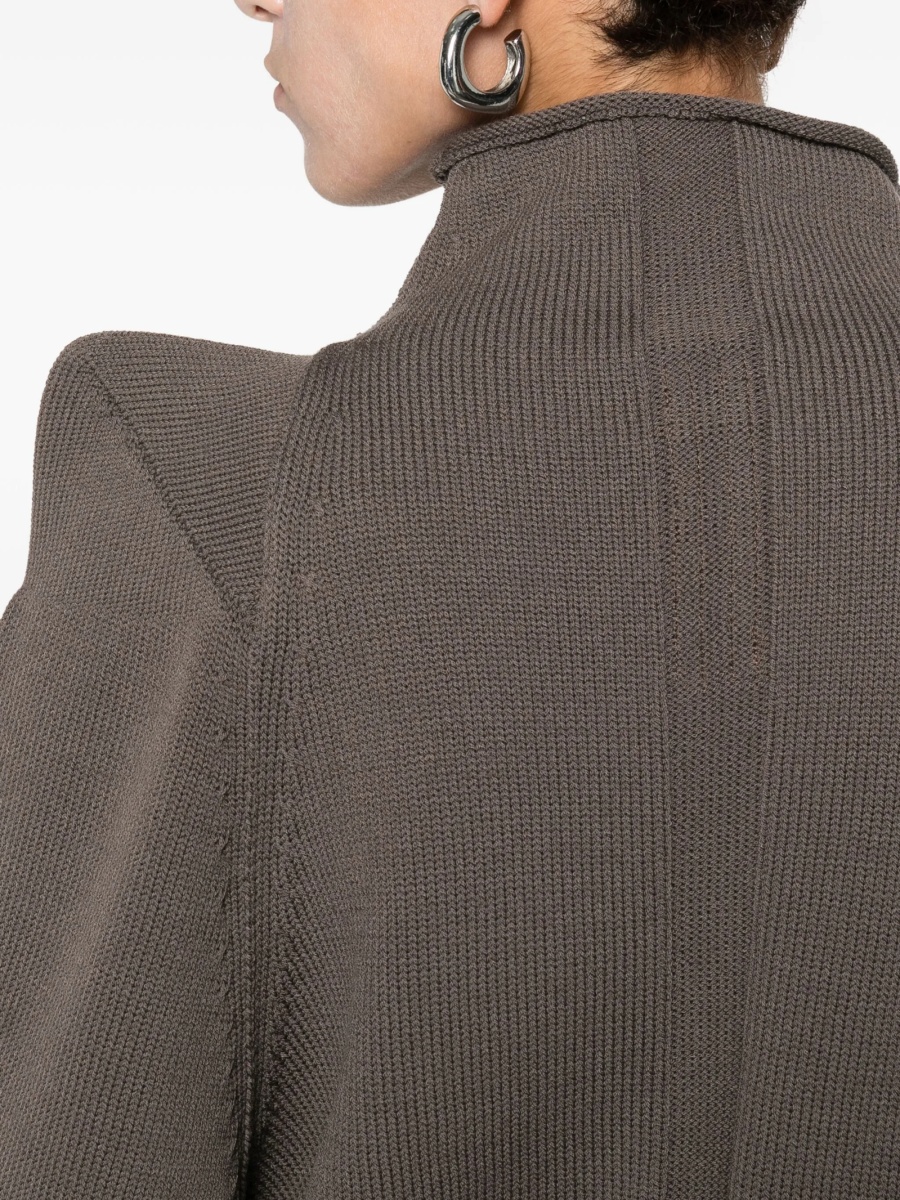 Pulover tricotat Rick Owens maro - Img 5