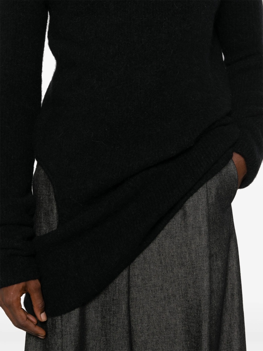Pulover tricotat Rick Owens negru - Img 5