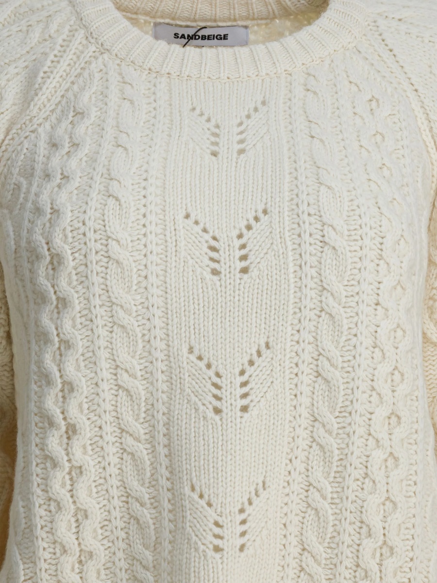 Pulover tricotat Sandbeige neutru - Img 3