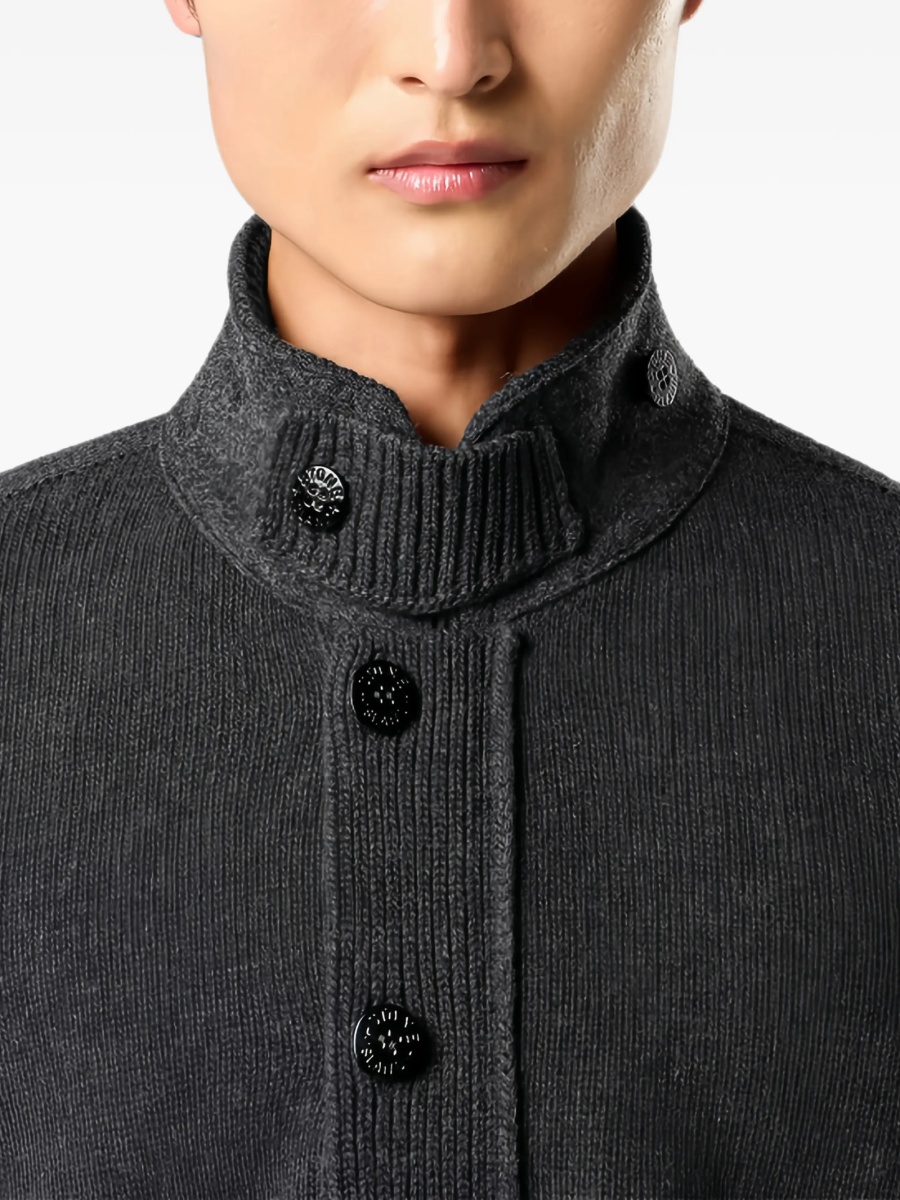 Pulover tricotat Stone Island gri - Img 4