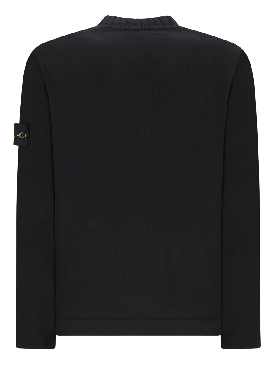 Pulover tricotat Stone Island negru - Img 2