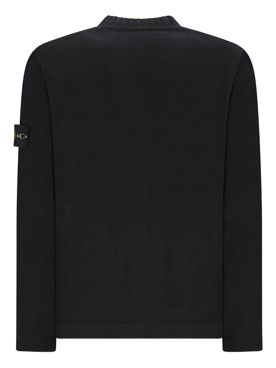 Pulover tricotat Stone Island negru - Img 2