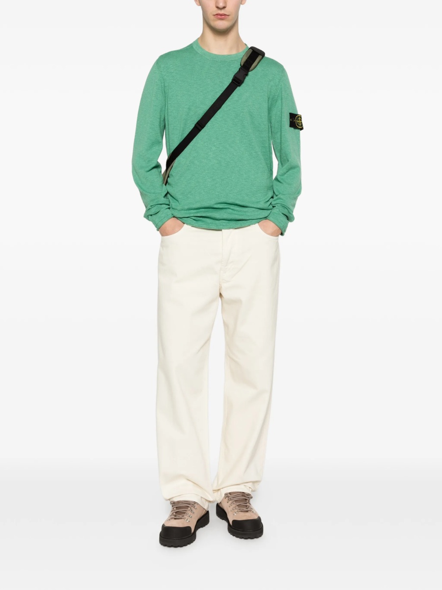 Pulover tricotat Stone Island verde - Img 2